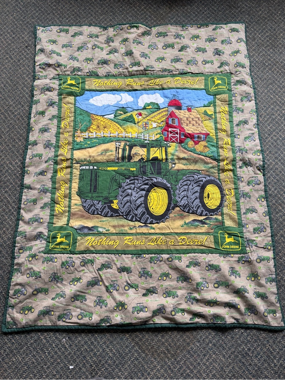 John Deere Handmade Baby Blanket